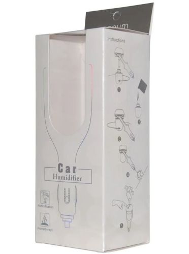 Автомобільний зволожувач повітря Car Charger Humidifier BA - 3 портативний авто освіжувач з очищувачем і USB 12V дифузор від прикурювача в машину