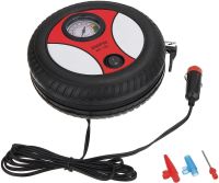 Автомобільний компресор у формі колеса Air Compressor H0248 260PSI 12V автокомпресор, насос з манометром для контролю тиску в шинах, коліс авто