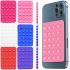 Тримач ліппер для телефона на присосках Sticker Side Silicone 8х5.5 см двосторонній силіконовий чохол, 24 присоски для смартфона Octobuddy