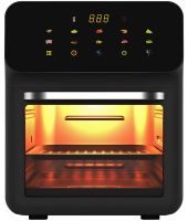 Мультипіч з обдувом Silver Crest FD-1015B 2400W 15л електронна аерогриль для приготування їжі без олії 10 програм настільна фритюрниця від мережі