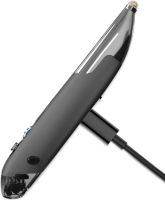 Бездротова оптична миша Pocket Wireless Pen Mouse Fairy сенсорна перезаряджається ручка пульт для малювання 1000 DPI з адаптером Micro USB Type-C сіра