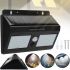 Уличный настенный светильник Solar Motion Sensor BL-1626A аккумуляторный LED фонарь на солнечной батарее, прожектор с датчиком движения YH818