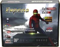Цифрова Т2 приставка Європа EL - 9000 Pro 4K Цифровий ефірний ТВ тюнер з Wifi приймач для цифрового телебачення з пультом управління DVB-T2 Чорний