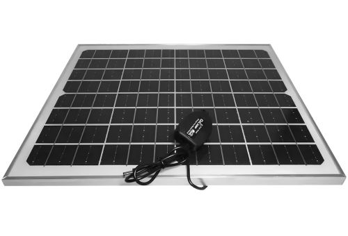 Сонячна монокристалічна панель Cclamp Solar Panel CL - 1825 20W 18V IP65 портативна батарея з мультикабелем USB для зарядки від сонця 1825CL