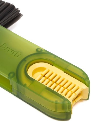 Щітка для чищення пляшок 3в1 Brush AND569 3 в 1 універсальний йоржик для миття склянок і посуду 14х3. 5 см кухонна U-подібна щітка-йоржик 3 в 1