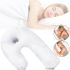 Эргономичная ортопедическая подушка для сна Side Sleeper Pro гипоаллергенная U-образная боковая подушка с отверстием для ушей Сайд Слипер Про