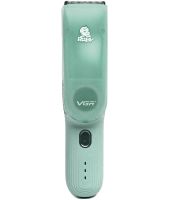 Машинка для стрижки дітей VGR Baby V-155 5W бездротовий вакуумний дитячий тример для немовлят з витяжкою волосся і насадками на акумуляторі Зелений