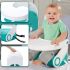 Переносний дитячий стільчик бустер для годування Childrens Folding Seat, стільчик-трансформер для їжі, стільчик-бустер зі столиком для дітей