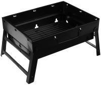 Складной BBQ гриль 43 см BBQ Grill Portable TL-372 раскладной переносной мангал на древесных углях и дровах, портативный барбекю чемодан с сеткой