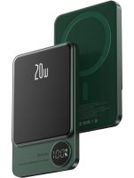 Беспроводной магнитный павербанк Power Bank Q9 20W MagSafe 10000 mAh внешний аккумулятор USB Type-C Lightning зарядное устройство для IOS Android