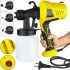 Електричний фарборозпилювач фарби Electric Paint Sprayer 500W ручний прилад пульверизатор, розпилювач 800 мл краскопульт 3 ступеня розпилення