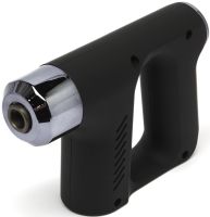 Ударный массажер пистолет Fascial Gun KH-740 Black 4 насадки, беспроводной перкуссионный вибромассажер 6 режимов для мышц всего тела на аккумуляторе