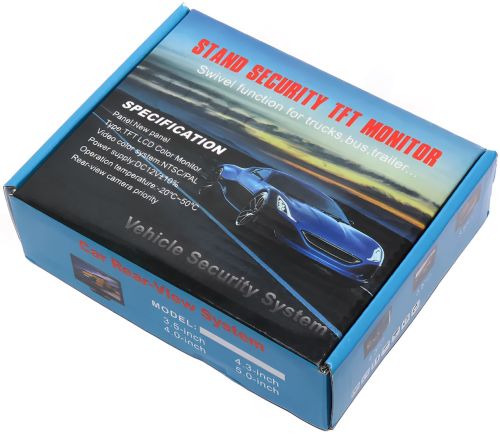 Автомобільний монітор Monitor 4085 LCD 4.3 " дюйма складаний екран для Камери заднього виду на торпеду, розкладний дисплей TFT автомонітор в машину