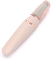 Електрична пилка для ніг Flawless pedi апарат для педикюру і п'ят, акумуляторний електричний прилад пемза для ніг з 2 насадками і USB 3W
