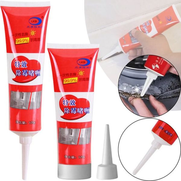 Засіб для видалення цвілі та грибка Mildew Gel AA2-7 120г, Побутовий хімічний крем гель очищувач для видалення плям Mold remover gel
