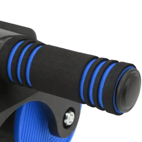 Подвійний ролик для преса Rebound Abdomen Roller MAG-790 з поворотним механізмом і килимком, Тренажер подвійне колесо для тренувань черевних м'язів