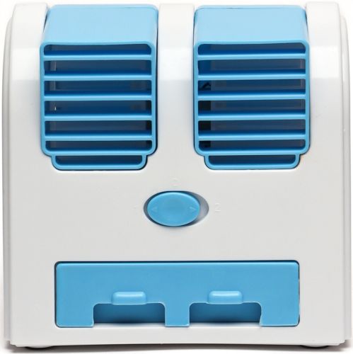 Мини кондиционер с увлажнителем Mini Fan HB-0199 настольный портативный вентилятор, увлажнитель охладитель воздуха для дома и офиса 2.5W USB HB-168