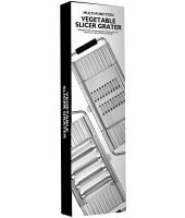 Ручна терка Vegetable Slicer Grater XL-338 овочерізка для чищення та нарізання фруктів, овочів, плоска шатківниця 3 змінні насадки з нержавіючої сталі