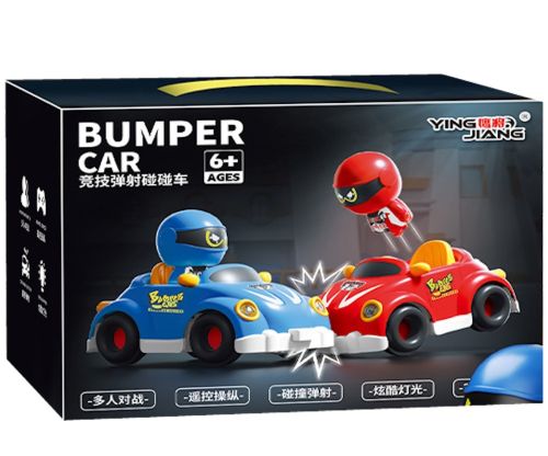 Набор детских машинок Bumper Car dodgem YJ-143-1 для картинга с катапультой и пультом ДУ, 2 Машинки автомобиля для трюков с дистанционным управлением