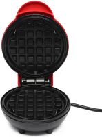Електрична міні-вафельниця Mini Maker Waffle MAG-686 10.5 см вафельниця для віденських і бельгійських вафель XL-287 з антипригарним покриттям 350W Червона