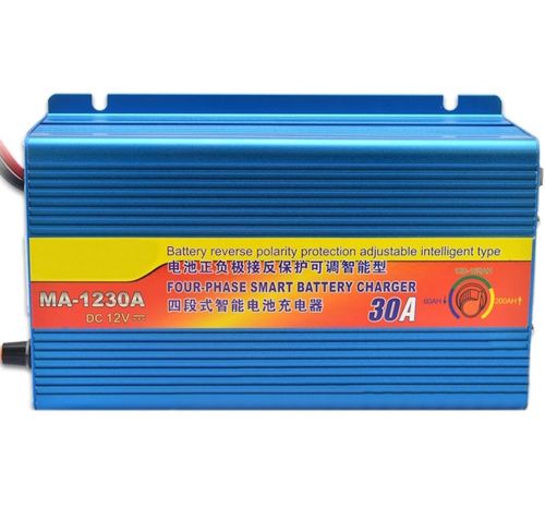 Зарядний пристрій для акумулятора UKC Battery Charger 12v 30A MA-1230A з вбудованим амперметром, Зарядка для акумуляторів авто і мото