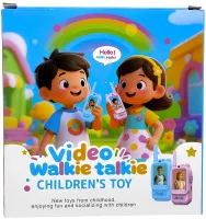 Дитяча рація з відеозв'язком Video Walkie Talkie JK200 2 штуки акумуляторна Wi-Fi відео-рація з кольоровим дисплеєм і відеочатом для дітей від 6 років