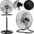 Напольный настольный вентилятор Wimpex WX-1807 с железными лопастями 40 см stand fan Timer 60W настенный Вимпекс трансформер 16" KT1803