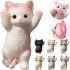 Силіконова іграшка антистрес сквіш Великий котик Squishy Toys 20 см з ворсинками для рук, Дитяча м'ялка таба Пухнастий кіт для дітей від 3 років