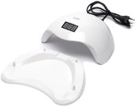 Професійна УФ лампа SUN5 для манікюру і педикюру 48W UV LED з екраном і таймером, апарат для сушіння гель лаку і гелю для нігтів Сан 5 White