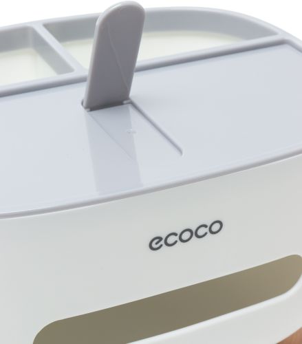 Настільний контейнер для серветок Ecoco E2009 серветниця органайзер для зберігання дрібниць із тримачем, підставкою для телефона Tissue Box AND-117