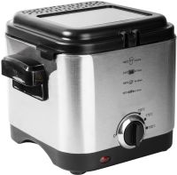 Фритюрниця Crownberg CB-5542 на 1.5 л 1200 W кухонний пристрій зі знімною чашею для приготування і смаження картоплі фрі, нагетсів