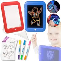 Світловий 3D планшет Magic SketchPad RD-2003 чарівна дитяча світлодіодна LED дошка для малювання світлом з дисплеєм і неоновими маркерами від 3-х років