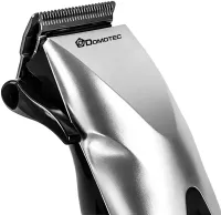 Провідна машинка для стрижки волосся Domotec MS-3305 12W професійний тример для окантовки бороди і вусів зі змінними насадками Білий