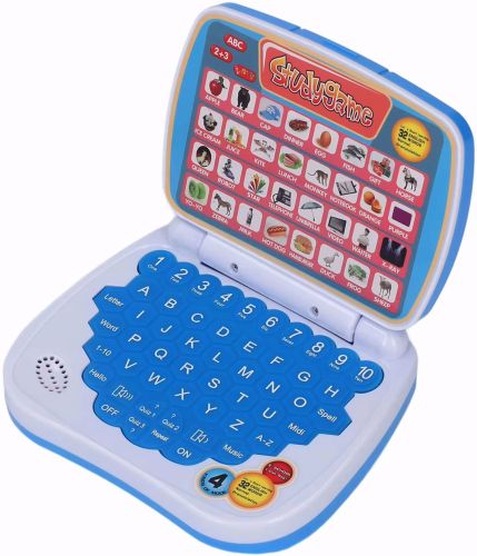 Детский обучающий ноутбук Study Game AH-802Y интерактивная развивающая игрушка на батарейках для изучения английского алфавита для детей от 3-х лет