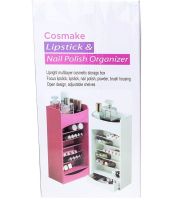 Настільний органайзер Cosmake MAG-891 для зберігання косметики і лаку Lipstick And Nail Polish на 8 полиць, косметична поличка з висувним ящиком