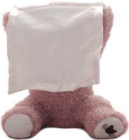 М'яка дитяча іграшка Peekaboo Bear Плюшевий ведмедик 33 см музичний інтерактивний грає в хованки говорить ведмідь від 6 місяців Пікабу Рожевий