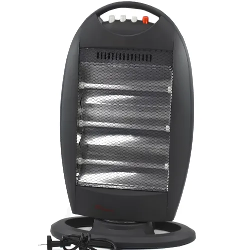 Напольный инфракрасный галогенный обогреватель Domotec MS-5951 1200W 3 режима мощности, настольный кварцевый электрообогреватель от сети 1200 Вт