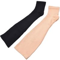 Компресійні гольфи від варикозу Zip Sox, облягаючі лікувальні панчохи, шкарпетки для фіксації щиколоток Зіп Сокс зі змійкою, Бежеві S/M, L/XL