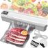Вакуумный упаковщик пакетов Vacuum Sealer AND 1039 автоматический бытовой вакууматор с пакетами, вакуумайзер для упаковки и хранения еды, продуктов