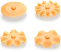 Роликовый нож-резак Cutter Set кухонный кондитерский нож колесо для теста со сменными дисками 15.7 см делитель резак для лапши, пиццы и теста Белый