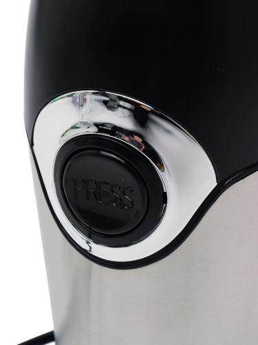 Електрична кавомолка Domotec MS-1107 150W роторний подрібнювач кавових зерен, горіхів і спецій, Ручна кухонна млин для кави MS1107 сіра