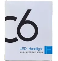 Комплект світлодіодних автомобільних LED ламп C6 H4 30W