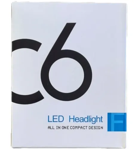 Комплект світлодіодних автомобільних LED ламп C6 H4 30W