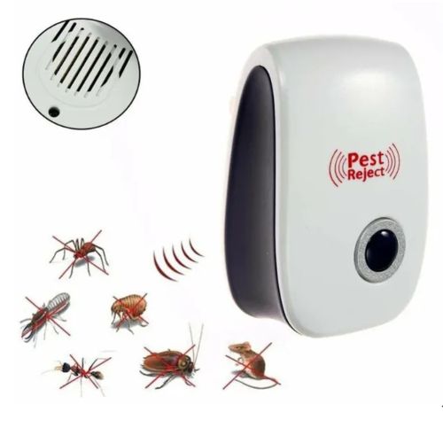 Ультразвуковой отпугиватель насекомых и грызунов Electronic Pest Reject Repeller устройство для уничтожения мышей тараканов, комаров прибор в розетку
