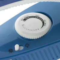 Складана ручна праска Domotec MS-1118 1000W з регулятором температури і резервуаром для води, Паровий відпарювач Домотек з керамічною підошвою
