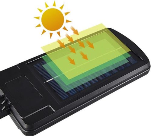 Вуличний ліхтар на сонячній батареї Solar Street Light BL BK-120-6COB настінний акумуляторний LED ліхтарик з пультом і датчиком руху на стовп