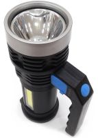 Аккумуляторный ручной фонарик X-Balog BL-8205 светодиодный переносной LED светильник 1200 mAH портативный фонарь прожектор 4 режима USB BK-899