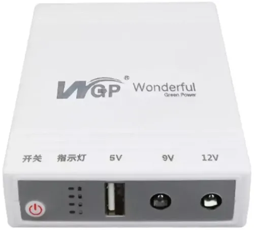 Джерело безперебійного живлення ДБЖ UPS WGP103-5912 для роутера 5V 9V 12V, бесперебойник для модему Power Bank для захисту від нестабільного живлення