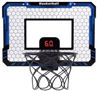 Баскетбольний набір Basketball Hoop HFD002A-09 підвісний щит із кільцем, електронним таблом і кріпленням, комплект для гри в баскетбол від 3-х років