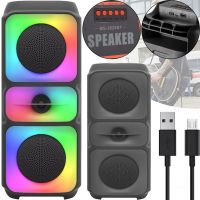 Акумуляторна колонка динамік Bluetooth SPEAKER MS-3629BT з RGB LED підсвічуванням бездротова акустична блютуз система E4109 FM AUX від акумулятора
